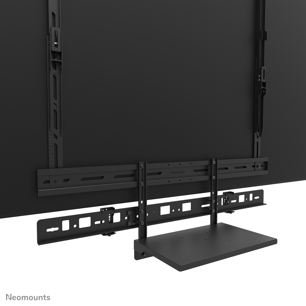 Neomounts AV60-500BL Kit compuesto por barra de videoconferencia y soporte para ordenador portátil 43-110" - VESA - máx 8 kg - universal